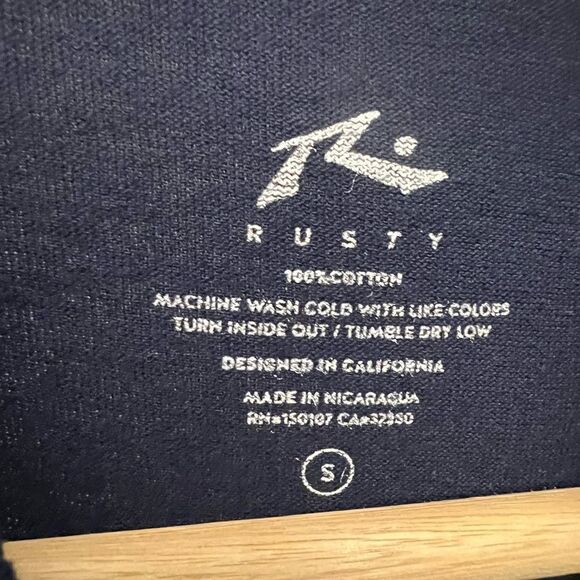 Rusty Mount Rusty Short Sleeve Tee Navy - Picture 6 of 7